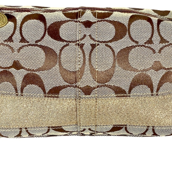 πHPππCOACH Mini PurseβLogo Pattern w/Gold - Picture 6 of 9